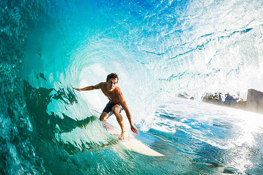 Surfing in Hawaii