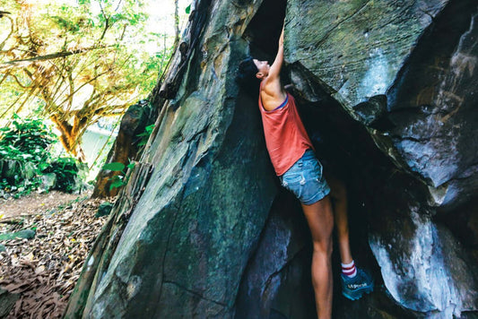 the Adventurous Sport of Bouldering