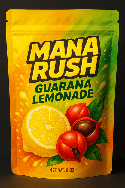ManaRush Lemonade – Clean Energy from the Amazon, Now in a Refreshing Powder