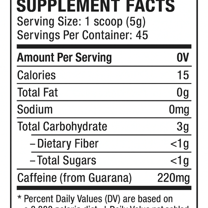 Mana Rush Guarana Lilikoi - Hawaiian Superfruit Energy Blend